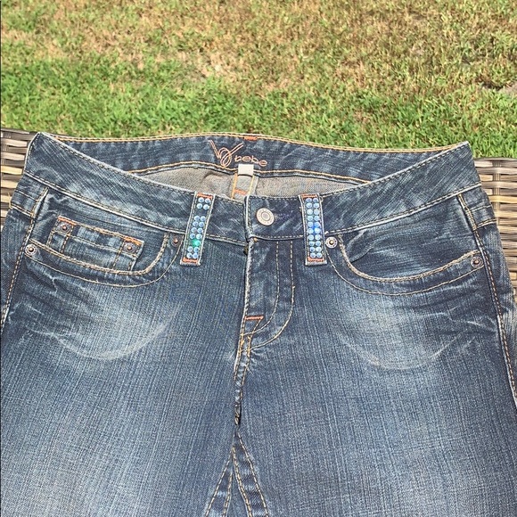 π·π·HP Bebe jeans with rhinestones - Picture 3 of 7